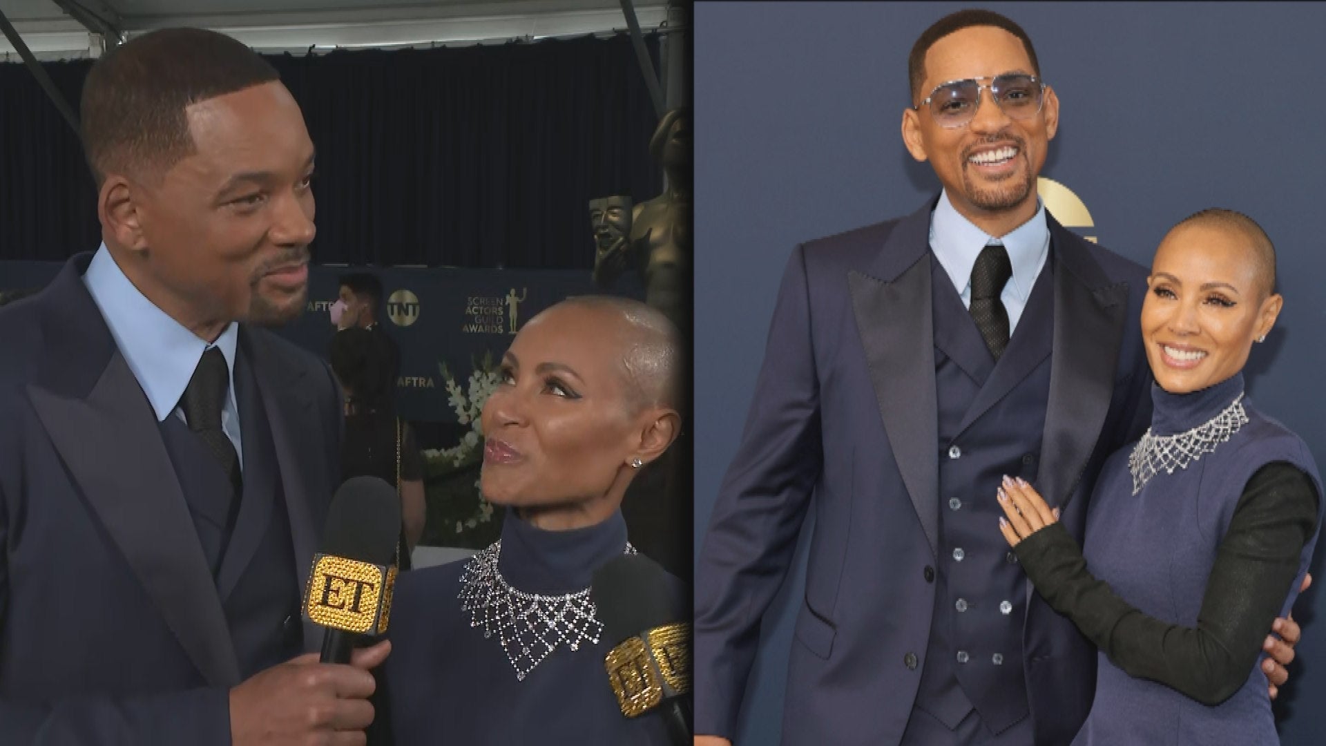 Jada Pinkett and Will Smith Accidentally Match at SAG Awards (Exclusive)